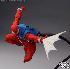New Mess Toys Scarlet Hero Spider-Man Blue Suit 1/12 Action Figure in Stock Gift