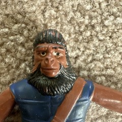 Vintage 1967 MEGO Planet Of The Apes Soldier Ape Bend N Flex Action Figure Bendy