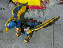 Power Rangers Wild Force Animus Blue Condor Zord Bandai 2002 Excellent Condition