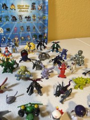 HUGE Vintage 200 Digimon Figure Lot ~ Official Bandai Toy Collection
