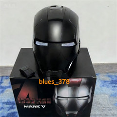 US SHIP! Iron Man MK5 Black 1:1 Cosplay Helmet Wearable Voice-control Open&Close