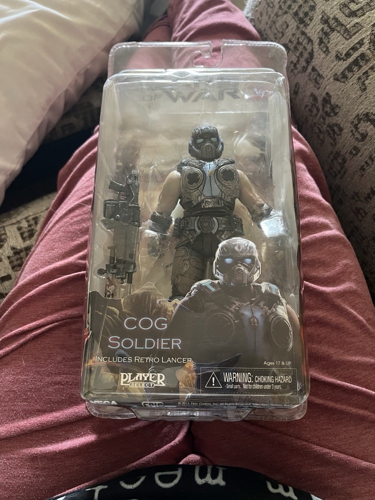NECA Gears of War 3 Cog Soldier Action Figure Sealed 2012