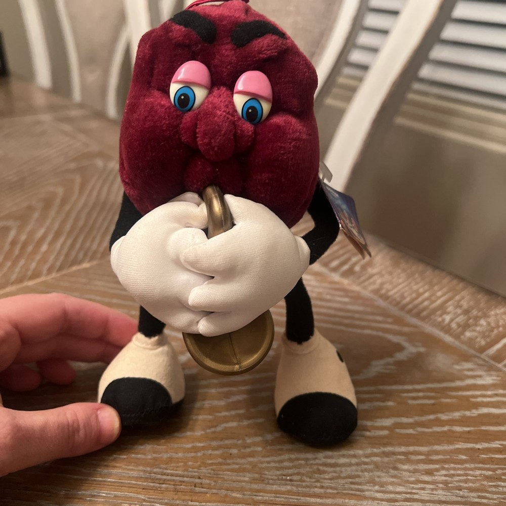 Vintage California raisins plush saxophone player