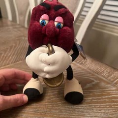 Vintage California raisins plush saxophone player