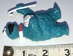 Vintage TAP DANCING COOKIE MONSTER Tara Toy PVC Muppets SESAME STREET Hat CANE