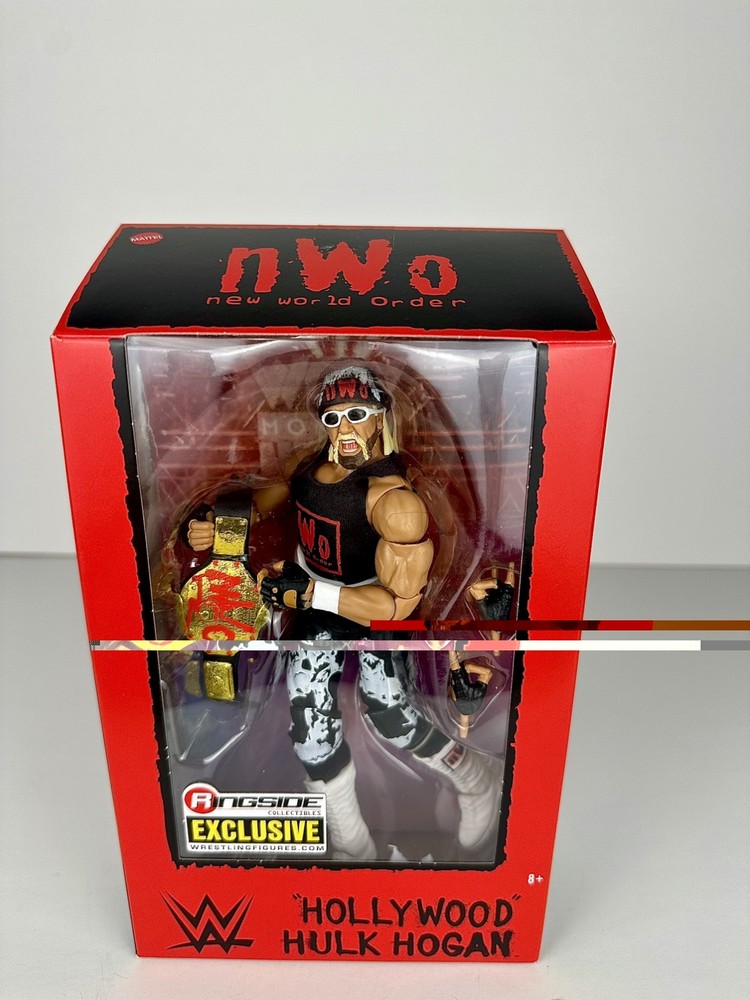 NWO Wolfpac Hulk Hogan Figure Hollywood WWE ELITE Ringside Exclusive WCW Mattel