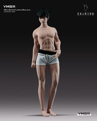 YM YM511M 1/6 Male Bodybuilding Action Figure Body 12in Muscle Soldier Model Toy