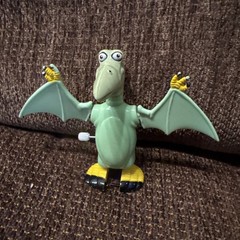 Vintage Pee Wee’s Playhouse Wind Up Pterri Pterodactyl figure 1988 works
