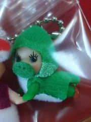 Toad & Yoshi Kewpie Costume Cute Fluffy Mascot Super Mario