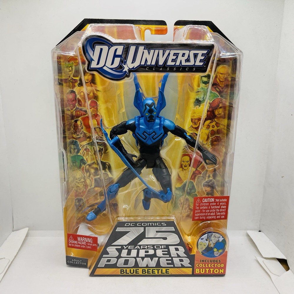 Blue Beetle Jamie Reyes DC Universe Classics Trigon BAF NIP 6” Young Justice