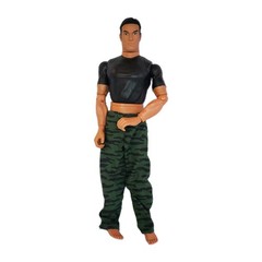 Vintage Hasbro 1996 GI Joe 12″ Action Figure in Uniform with Camo Pants