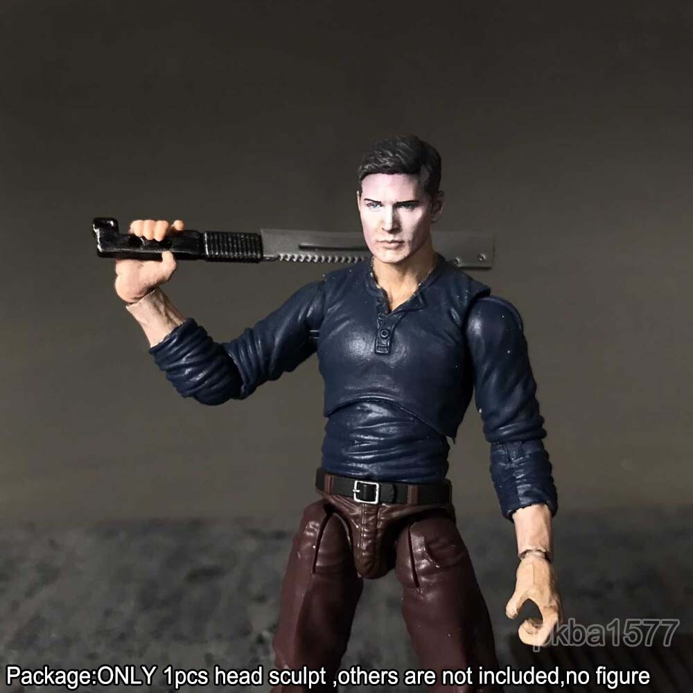Premium 1/18 Supernatural Dean Winchester Head Sculpt Man Head For 3.75″ Figure