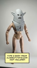 Cyclone Man Action Figure Head 1:9 or 1:6 Mego