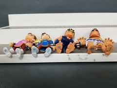 Street Fighter The Loyal SUbjects 3″ Vinyl Action Figures Lot of 4