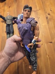 Lot Of 3 Max Steel GI Joe 12″ Actions Figure Cyborg Psycho More With Clothes 90s