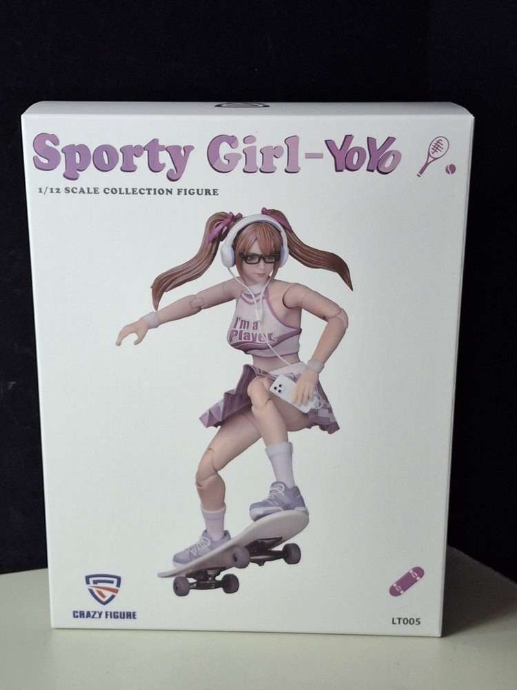 LT005 Crazy Figure Sporty Girl YoYo Action Figure 1/12 Scale Female Sport Gear