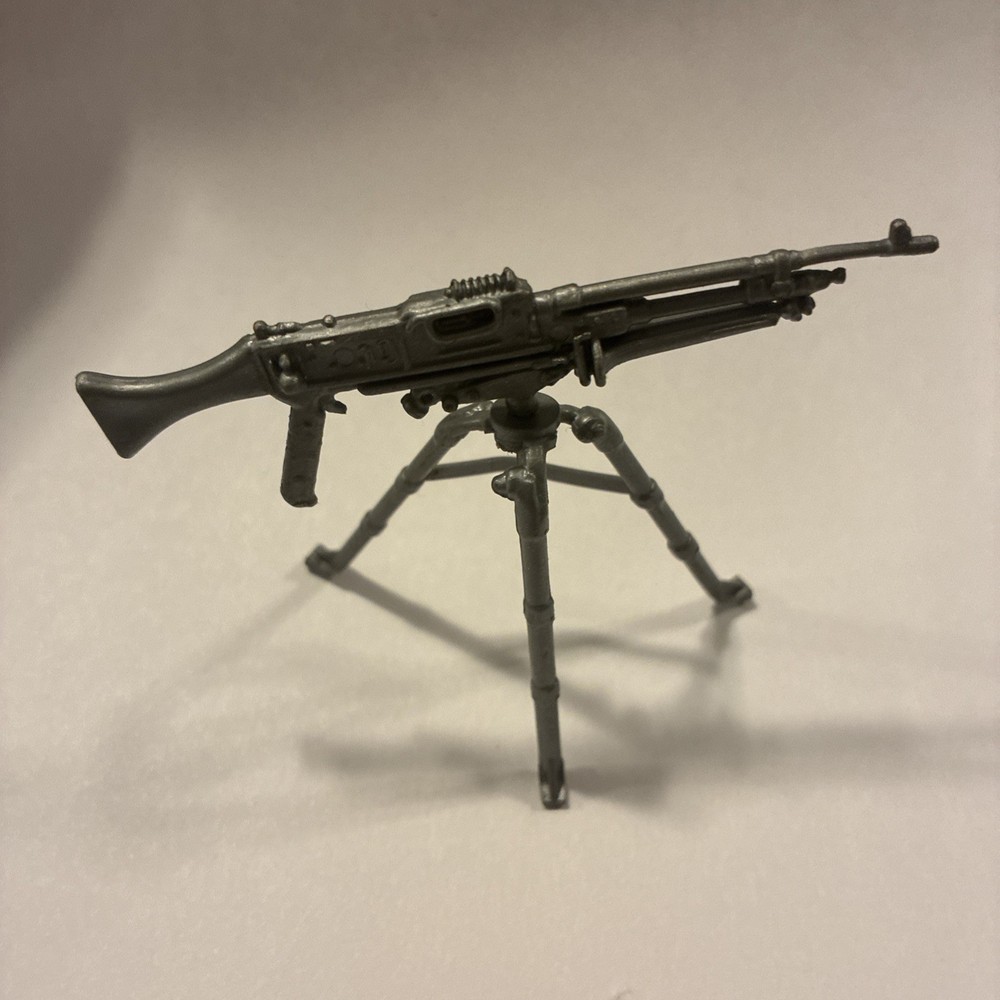 Vtg GI Joe Roadblock v2 TRIPOD legs stand weapon original 1986 silver accessory
