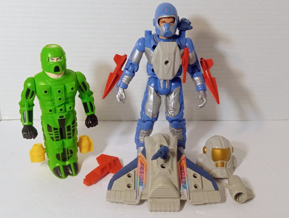 Kenner Centurions Ace McCloud Parts Figure Max Ray Toothbrush 1986 Vintage Lot