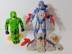 Kenner Centurions Ace McCloud Parts Figure Max Ray Toothbrush 1986 Vintage Lot