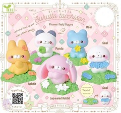 Blind Box Gacha Sukutto Tacchisan Fairy Garden Bunny Seal Bear Random Figure