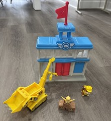 Paw Patrol Rubble Post Office 99% Complete Play Set Adventure Bay Exclusive Toy