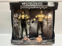 WWE Deluxe Aggression Brothers of Destruction Undertaker & Kane New Sealed 2007