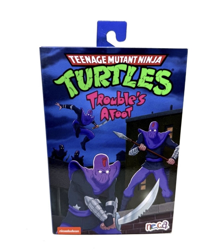 Foot Soldier Cartoon NECA Teenage Mutant Ninja Turtles Trouble’s A Foot MISB USA