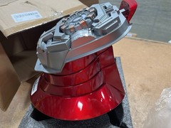 1:1 Iron Man MK5 Helmet LED Base Stand 5.2 Bluetooth Speaker Breathing Light New