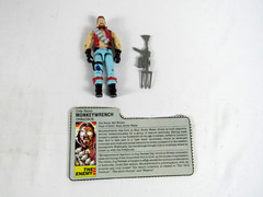 G.I. Joe Monkey Wrench 1986 Action Figure 3.75″ w/ File Card + Weapon