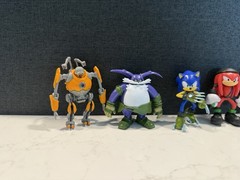 Sonic Prime Netflix Figures Lot Orbot Hangry Cat Renegade Knuckles Rebel Rouge