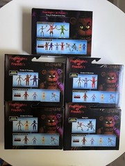 FNAF Endo Series Wave 2 FULL SET w/ RADIOACTIVE FOXY Freddy Bonnie Chica Mangle