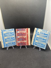 3 Transformers G1 Vintage Sachet Bag Stickers Book Spanish Panini Red & Blue