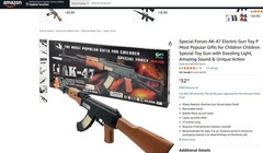 Special Forces AK-47 Children Special Toy Gun with Dazzling Light