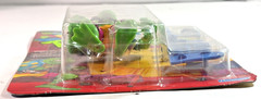 Pristine 1989 TMNT Genghis Frog MOC Playmates Unpunched Flat Card (Mint/NM)