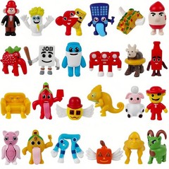 24PCS Italian Brainrot Steal a Brainrot 67 Toys, 1.8″ Brain Rot Action Figure, V