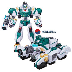 Metal Cardbot W Season3 TIGUN Transformer Robot Green Tiger Tank Figure Toy 2025