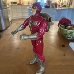 1996 Talking Turbo Man 14” Electronic Figure Jingle All The Way Working