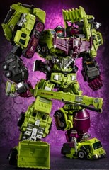 Jinbao Transformation Green Oversized Devastator Gravity Builder With No Box