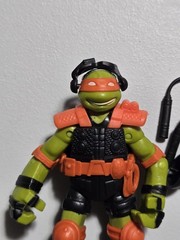 TMNT Stealth Tech Michelangelo 2013 Playmates Action FIgure Complete