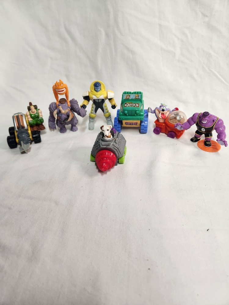 90s Fastfood Toy Lot Mcdonalds Burger King Small Soilder Butt Ugly Martian