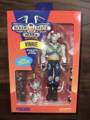 BIKER MICE FROM MARS “VINNIE” WITH GRIP CLAW & HOTDOG NACELLE FIGURE