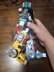 Vintage 1981 GB-36 Bandai Popy Voltron Lion Force Die-Cast Figure Incomplete