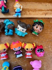 Lot of Mini Vinyl Plastic La La Loopsy & Friends Princess Mermaid Play Figures –