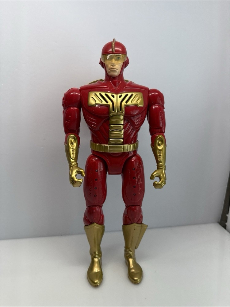 Tiger Electronics 1996 Articulated Turbo Man From “Jingle All The Way” Movie.