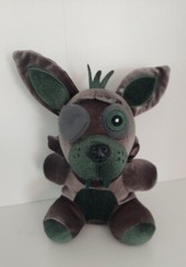 FNAF Five Nights at Freddy’s Phantom Foxy Plush Shiny Silvery Gray 8.” MIss Tag