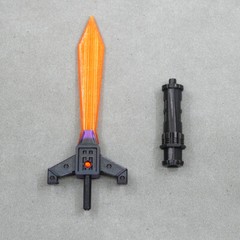 Big Sword Weapon Flame Upgrade Kit For Age of the Primes Megatronus The Fallen