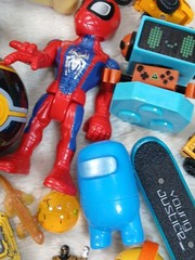 Mixed Boys Lot of Vintage and Modern Toys and Action Figures 50+ Pieces Extras