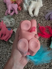 My Little Pony Vintage Hasbro Lot of 18 G1 1980s Unicorn Ponies Hong Kong READ