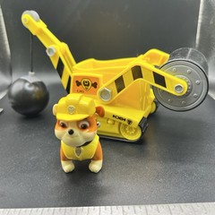 Paw Patrol – Rubble’s Steam Roller/Recking Ball Vehicle with Figure
