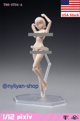 86TOYS T86 1/12Female Pale Suntan Joint Flexible Body For 6”Action Figure Model